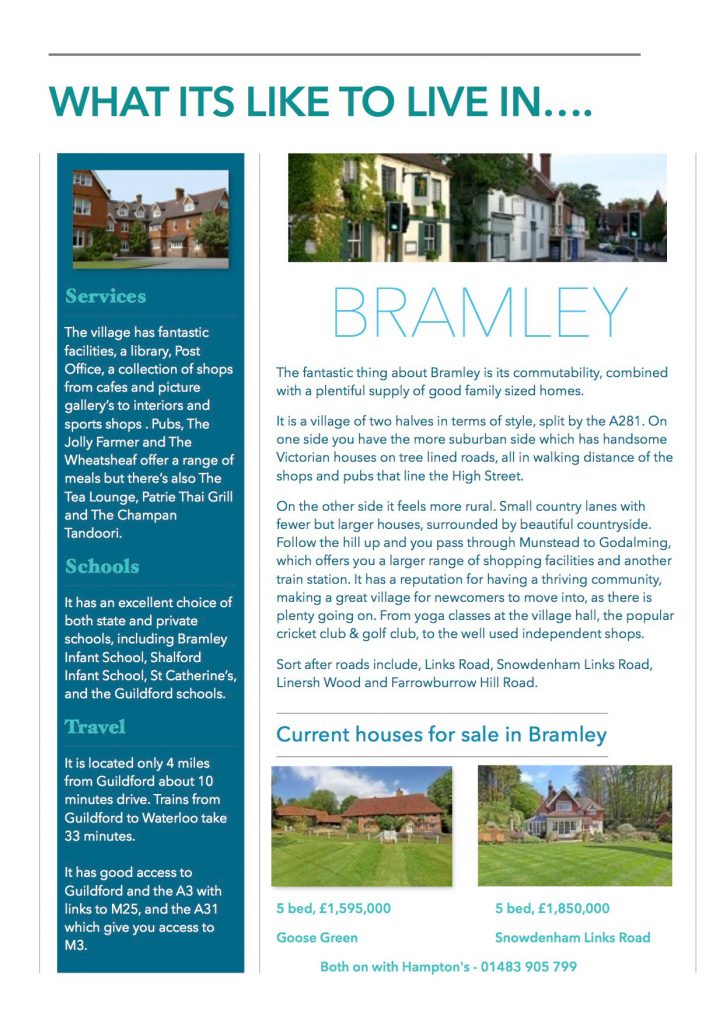 What its like to live in....Bramley - Property Potential Surrey